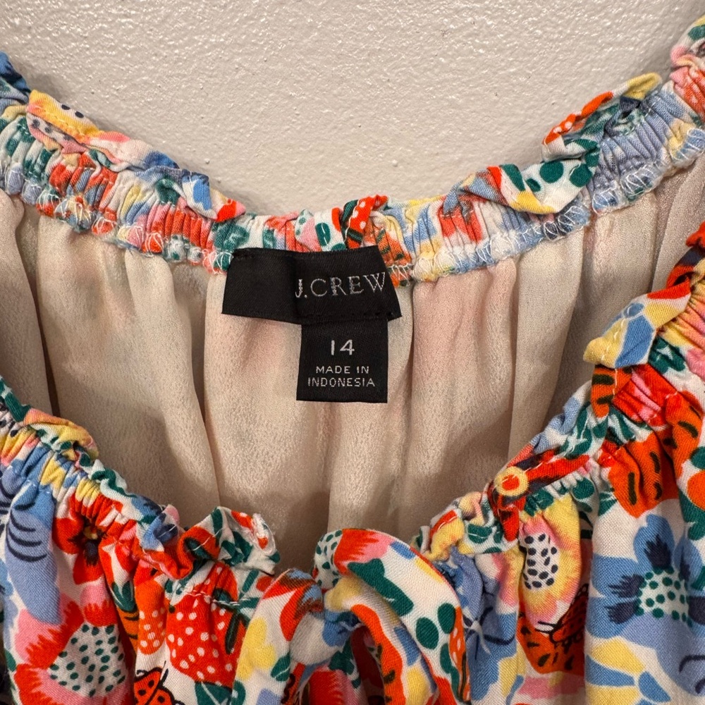 J. Crew Multicolor Floral Dress